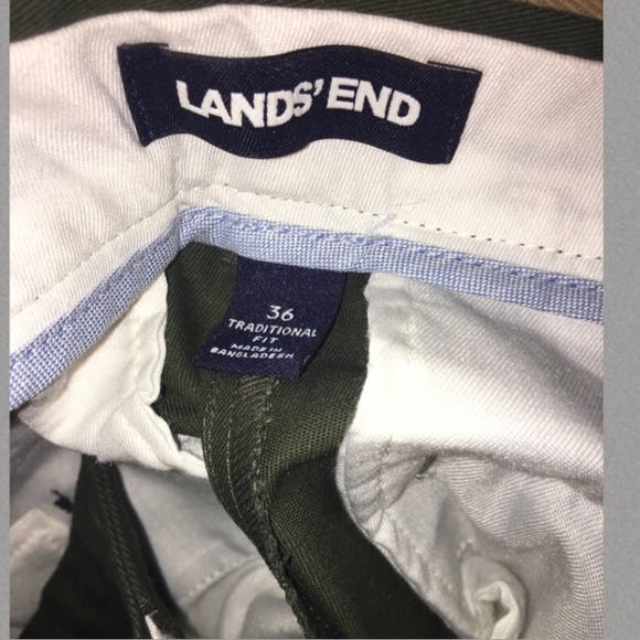 Lands End Traditional Fit Mens dress pants 36 x 34 - Picture 2 of 6
